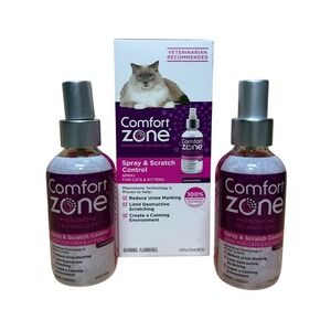 Comfort Zone Spray &‎ Scratch Control Pheromone Technology Unscented 2 Pack 4oz